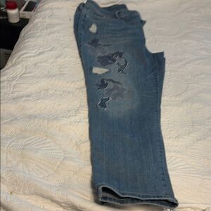 Chico's Blue Ankle & Cropped Jeans